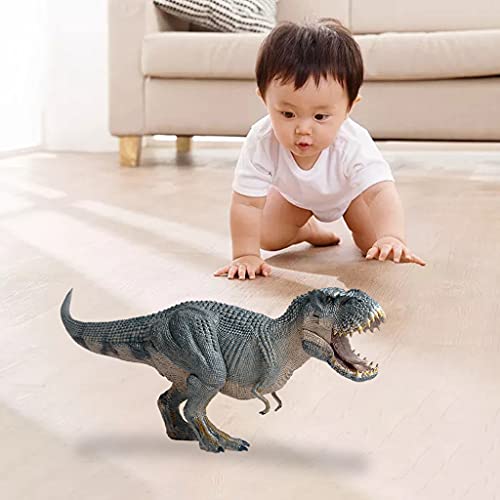 Milageto Tyrannosaurus Rex Dinosaur Model, Simulación Plástico Jurásico Tiranosaurio Rex Figuras de Acción Boca Móvil Modelo de Dinosaurio Juguete para Niños R - Indominus Rex B