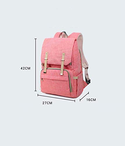 Mochila de Viaje Bolso Multifuncional de Leche for papá Bolso de Momia de Hombro de Gran Capacidad de Moda Informal Bolso materno-Infantil Bolso de Madre portátil Mochila Mochila de Viaje