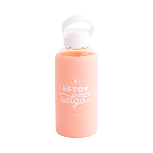 Mr. Wonderful Botella-Estoy Que me salgo, Multicolor, Talla Única