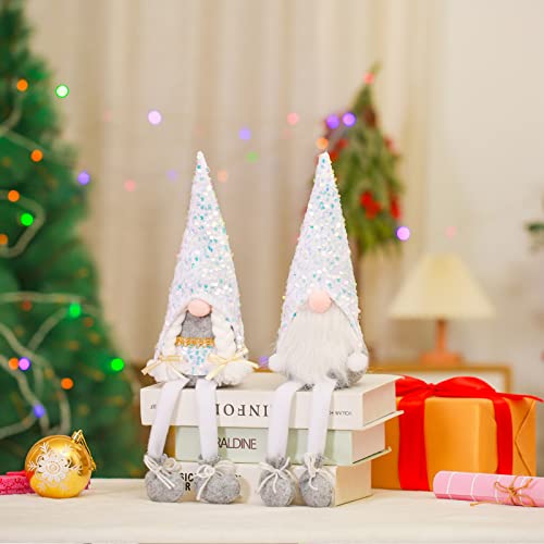 Muñeca De Color Sólido con Patas Largas, Decoraciones Navideñas, Sombrero A Cuadros Gris Rojo, Dormitorio del Hotel, Sala De Estar, Fondo De La Sala De Estar, Adornos Decorativos, Muñeco De Peluche