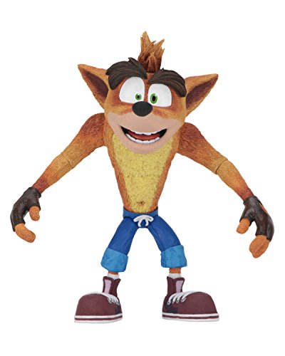 NECA 41050 Crash Bandicoot Figura de acción, Multicolor