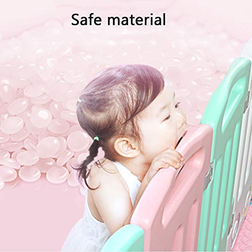 OSHA HJWMM Parque Infantil Bebe, Valla de Juegos for Niños Chico Centro de Actividades for Niños con Varios Juguetes Tobogán o Carpa o Piscina De Bolas (Color : F)