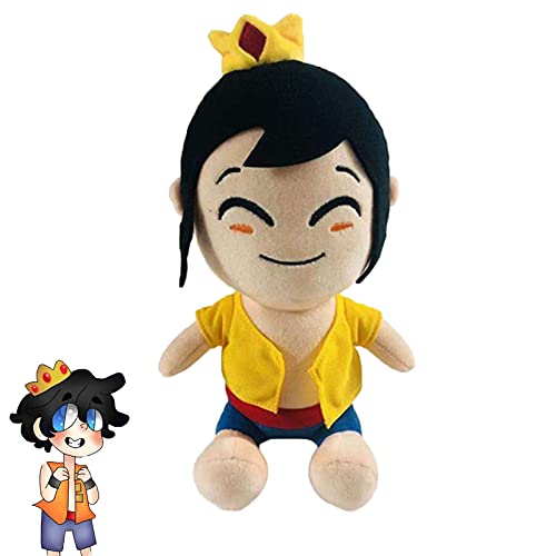 Peluche Mikecrack Mike-crack de 9.8", Mikecrack Yellow Dog Timba VK y muñeco de peluche El Trollino para fanáticos de los juegos (El Trollino plush)
