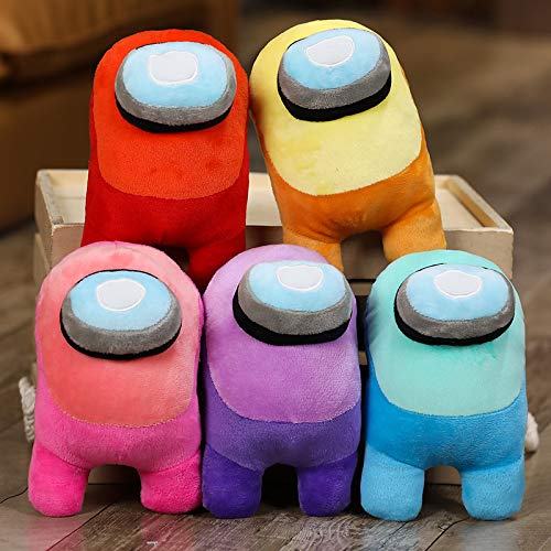 Peluches Plush Crewmate Matanza de Hombre Lobo Espacial, muñeco de Personaje del Juego - 20 cm