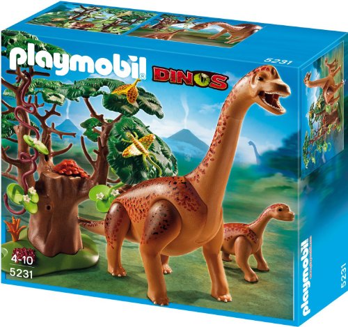 PLAYMOBIL - Braquiosaurius con bebé (5231)