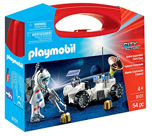 PLAYMOBIL- City Action Maletín Grande, Exploración Espacial, Multicolor, única (9101)