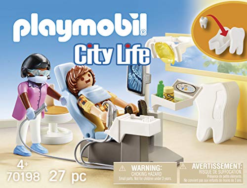 PLAYMOBIL City Life 70198 Dentista, A Partir de 4 años