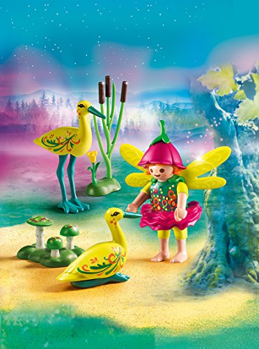 PLAYMOBIL Hadas- Niña con Cigüeñas, Multicolor, única (9138)