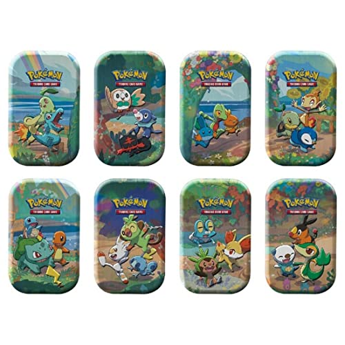 Pokémon | Celebraciones Mini Latas (25th Anniv) (Uno al Azar) | Juego de Cartas | Edades 6+ | 2 Jugadores | Más de 10 Minutos de Tiempo de Juego