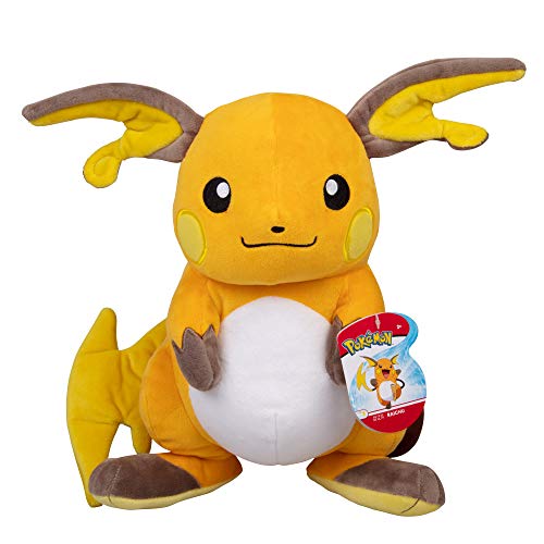 Pokemon Peluche Raichu 30 cm, Nuevos Juguetes 2021, con Licencia Oficial
