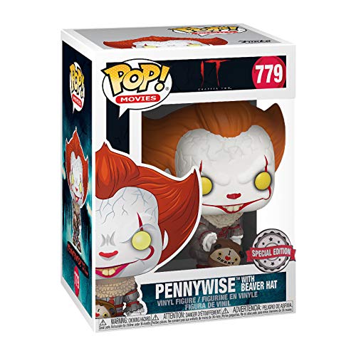 Pop. Vinyl: Movies: It: Chapter 2 - Pennywise W/ Beaver Hat W/ Chase (Styles May Vary)