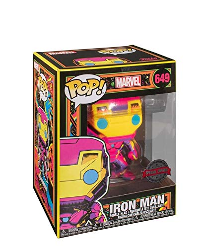 Popsplanet Funko Pop! Marvel Iron Man (Black Light) Exclusive to Special Edition #649