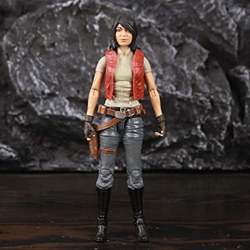 QWYU Star Wars Rebels Ezra Bridger Jedi Caído orden Cal Kestis Doctor Aphra 6 pulgadas Figura de acción Negro Series Juguetes Muñeca Doctor Aphra