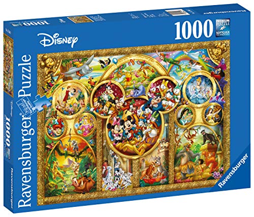 Ravensburger Puzzle 1000 Piezas, Lo Mejor de Disney, Puzzle Disney, Rompecabezas Ravensburger de Alta Calidad, Jigsaw Puzzle, Edad Recomendada 12+