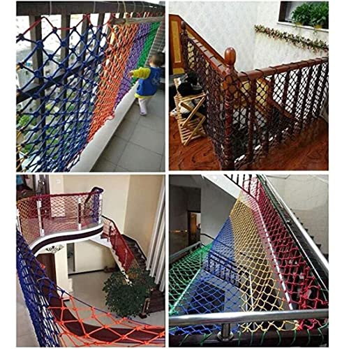 Red De Seguridad for Niños, Red de escalada al aire libre para columpios,Foto Red de Decoración de Pared Red de Seguridad para Balcones Red de Decoración de Jardín Escaleras Protec(Size:1x10m(3x33ft))