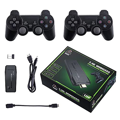 Rensaday Consola de Videojuegos Hdmi TV 3500 Juegos gratuitos con Dos Controladores inalámbricos 2.4g (32GB)