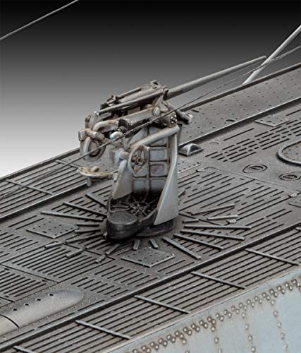 Revell-German Submarine Type IX C U67/U, Escala 1:72 Kit de Modelos de plástico, Multicolor, 1/72 05166 5166
