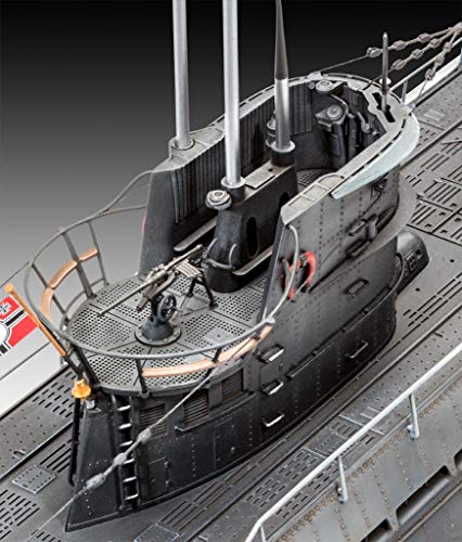 Revell-German Submarine Type IX C U67/U, Escala 1:72 Kit de Modelos de plástico, Multicolor, 1/72 05166 5166