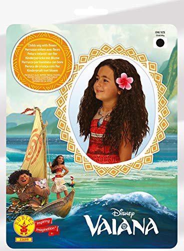 Rubies-Disney Moana/Vaiana/Oceania Peluca Talla Unica, (Rubie's Spain 33699)