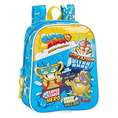 safta Mochila Infantil de SuperZings Oficial, 220x100x270mm, Sevilla Multicolor