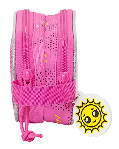 Safta Portatodo Doble de Lol Surprise! Art Club, 210x60x80 mm, Rosa Fucsia