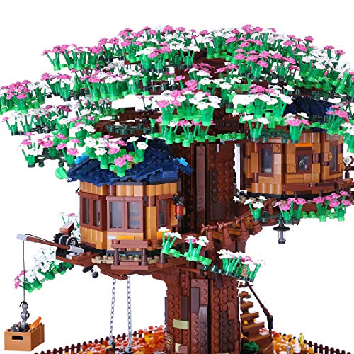 SENG Sakura - Juego de bloques de construcción para casa de árbol Lego 21318 (sin casa de árbol Lego)
