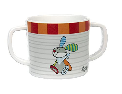 Sigikid Ringel Dingel 25197 - Taza de melamina, color rojo y naranja