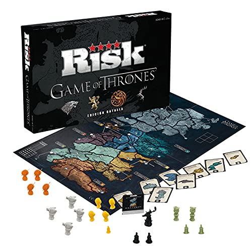 SKYLINE, Risk Juego de Tronos, Juego de Mesa, Edición Batalla, Multicolor, Talla, Única (Versión Español)