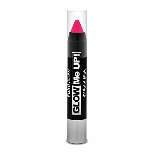 Smiffy's - Glow Me Up Pintura UV palo 3 g, color magenta (46138)