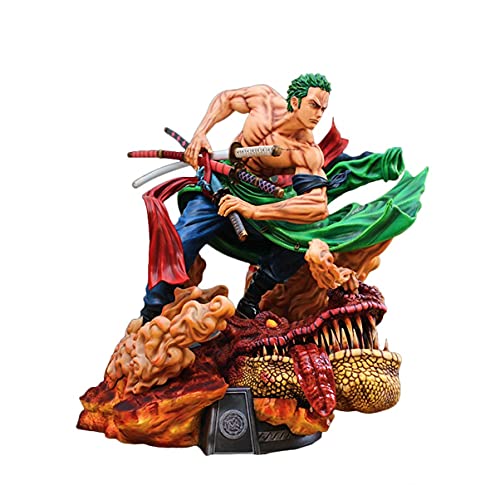 Sombrero de paja pirata Gk último sueño Ls Zoro One Sword Style Lion Song Estatua 1/4 caja decoración modelo regalo anime accesorios de escritorio modelo