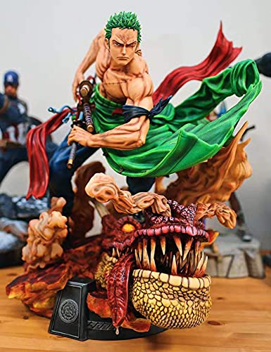 Sombrero de paja pirata Gk último sueño Ls Zoro One Sword Style Lion Song Estatua 1/4 caja decoración modelo regalo anime accesorios de escritorio modelo