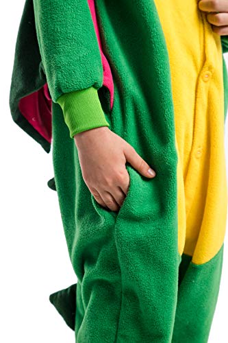 Spooktacular Creations Pijama de Felpa Infantil Dragón Unisex para Niños Disfraz de Animal Cosplay