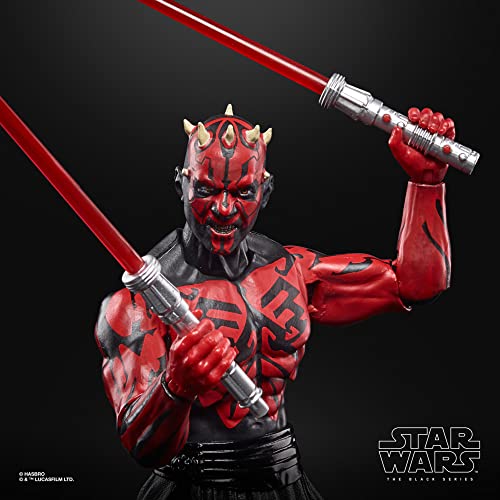 Star Wars The Black Series - Darth Maul (Sith Apprentice) - Figura a Escala de 15 cm - Figura del 50.º Aniversario de Lucasfilm - Edad: 4+