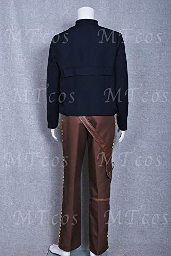 Star Wars The Empire Strikes Back Han Solo Disfraz de Cosplay - Azul - X-Large