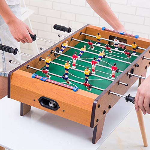SuDeLLong Futbolín Mesa de futbolín Juegos de competición de Deportes Juegos for Adultos y niños Mini Compacto de Mesa Juego de fútbol (Color, Size : 50x25x15.5cm)