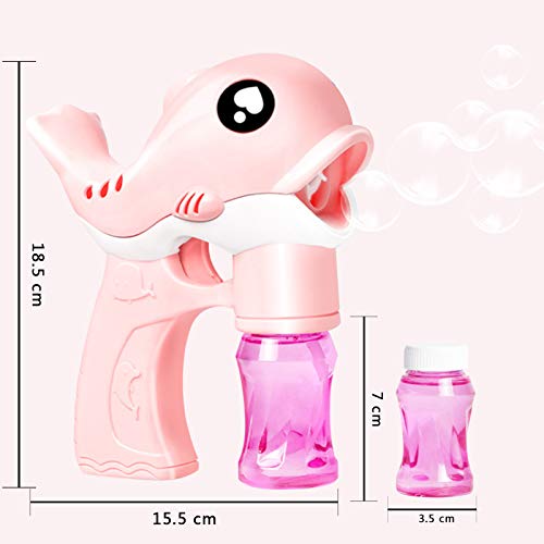 Sunshine smile Máquina de Burbujas,Juguetes de la máquina de Burbujas,Maquina de Burbujas baño,Máquina de Burbujas para niños,Pistola de Burbujas de jabón,Máquina automática de Burbujas (Polvo)