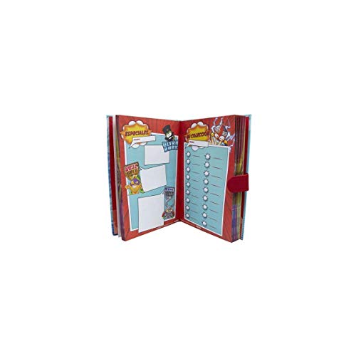 SuperZings Cuaderno de Batalla con Accesorio, Color Set, 1 Unidad (Paquete de 1) (Cife Spain 41941)