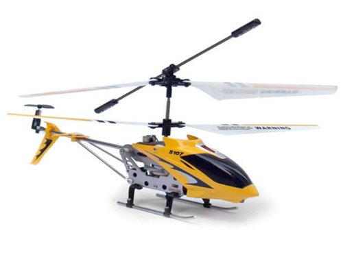 Syma-S107G Helicóptero con giroscopio, Color Amarillo (5091)