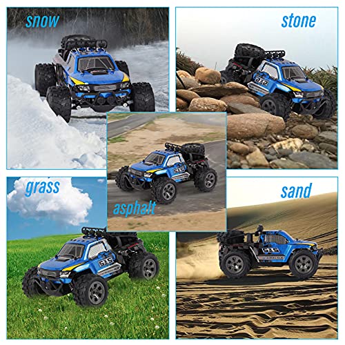 Tantselas Coche teledirigido RC 2.4 Ghz Radio Control Remoto Coche todoterreno juguete para niños adultos