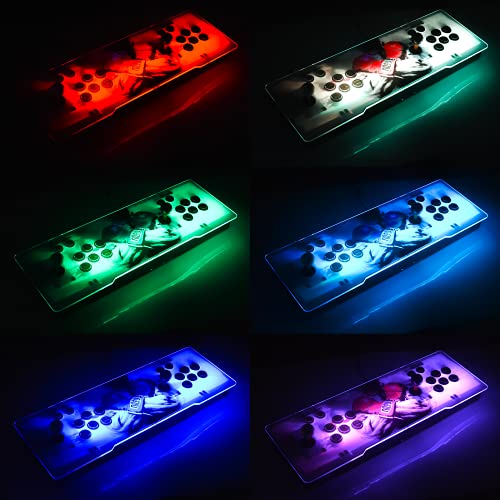 TAPDRA Classic Arcade Video Game Machine, 2 jugadores Pandora Box 6S Newest Home Arcade Console 2700 juegos todo en 1 (35 juegos 3D)