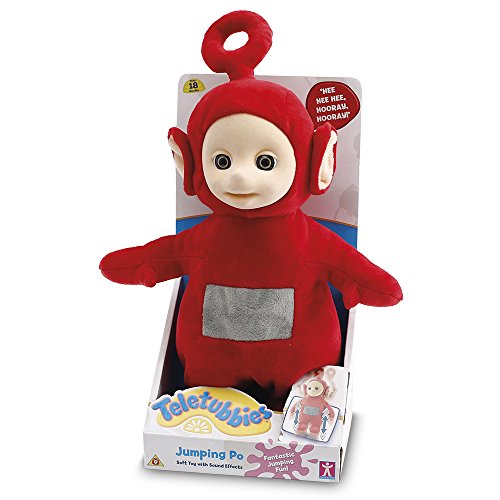 Teletubbies Peluche saltarín PO, 28 cm (Giochi Preziosi TLB09000), Color Red Spagna