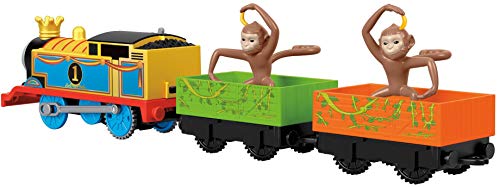 Thomas and Friends Tren de Juguete de la Locomotora Thomas y Los Monos, Juguetes Niños 3 Años (Mattel FXX55)