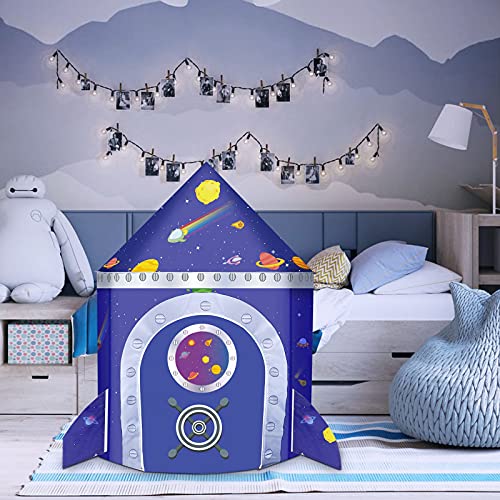 Tienda de Campaña Infantil, Comuis Sharp Grande Tienda para Niños Castillo Playhouse Interiores y Exteriores, Plegable Tienda de Juegos Pop Up Regalo para Niña