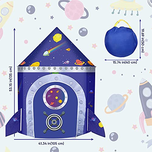 Tienda de Campaña Infantil, Comuis Sharp Grande Tienda para Niños Castillo Playhouse Interiores y Exteriores, Plegable Tienda de Juegos Pop Up Regalo para Niña