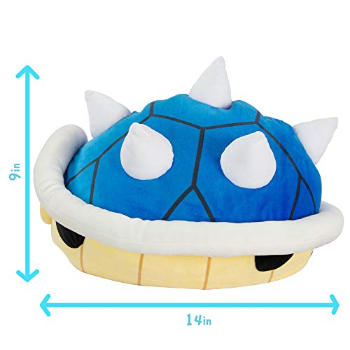 Tomy Mario kart-peluche mochi caparazón azul 40 cm 1, t12956 , color/modelo surtido