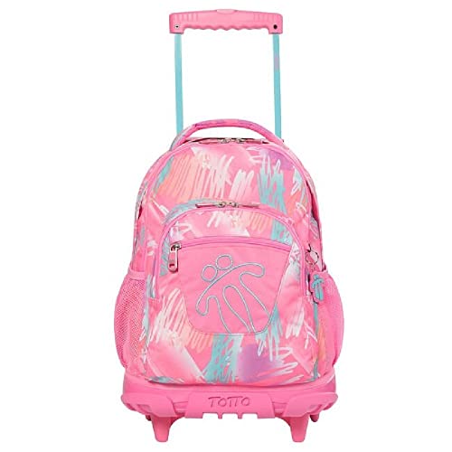 TOTTO Morral Rue Bomper Renglones Mochila, Mujer, Estampado, Talla Única