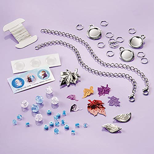 Totum Disney Frozen II Juego Creativo 2 en 1 para Hacer Joyas en Caja de Regalo
