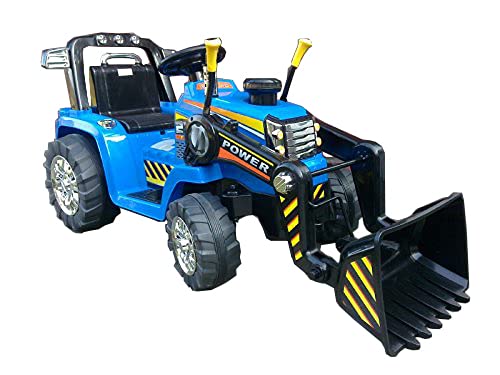 TRACTOR ELECTRICO NEW HOLLAND STYLE CON PALA Y RC