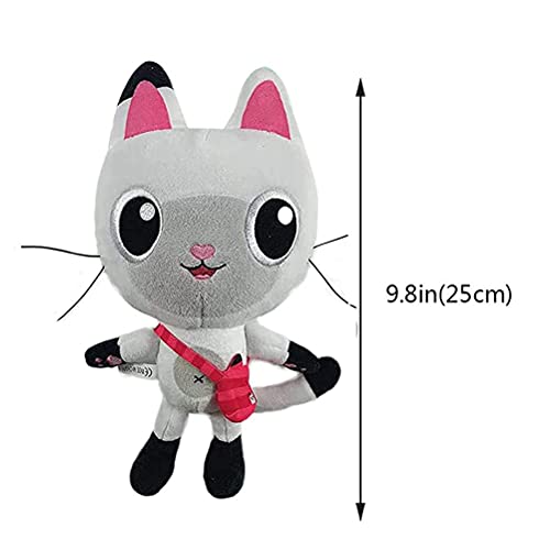 Tumnea Juguetes de Peluche de Gato, Juguete de Felpa de Gato de Sirena, muñecos de Peluche Bonitos de Dibujos Animados, Almohada de Peluche Suave, Regalos para niños y niñas