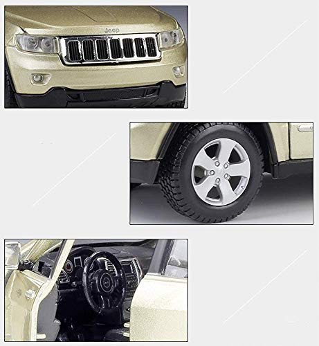 wangch Grand Cherokee Laredo de fundición a presión de Coches realistas Juguetes 1/24 Modelo de aleación de niños Puede Abrir la Puerta Adecuado for los niños y niñas coleccionistas Adultos